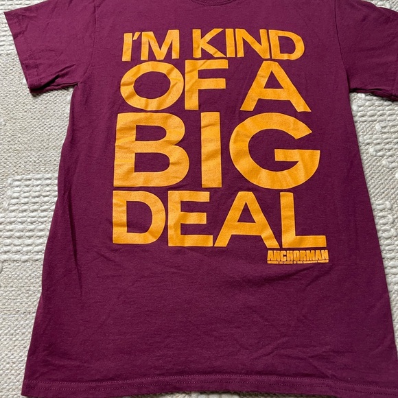 Paramount Viacom Anchor Man Ron Burgundy T Shirt - Picture 2 of 7